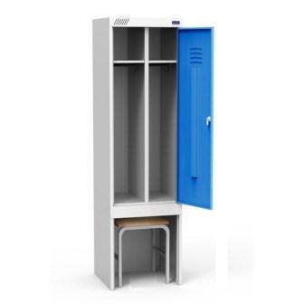Металлический шкаф для одежды ШРЭК 21-530 ВСК